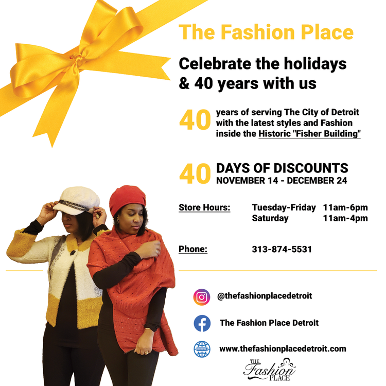 Holiday & 40th Celebration Graphic